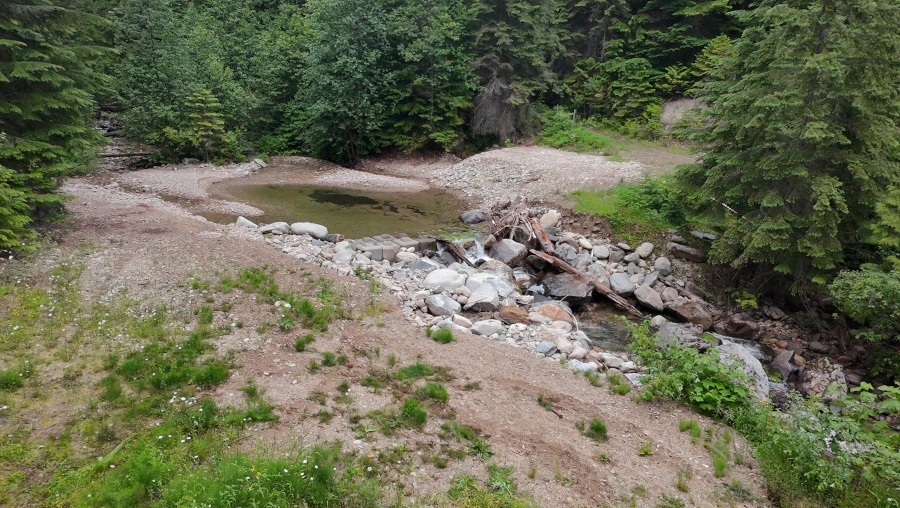BID pond at Falls Creek
